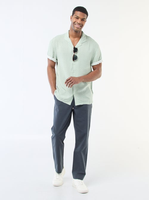 Chino liso talla estándar - Kiabi