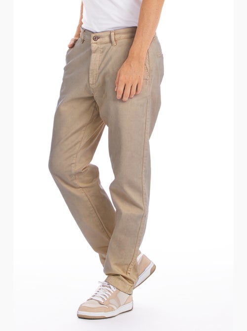 CHINO Pantalón chino de gabardina elástica - Kiabi