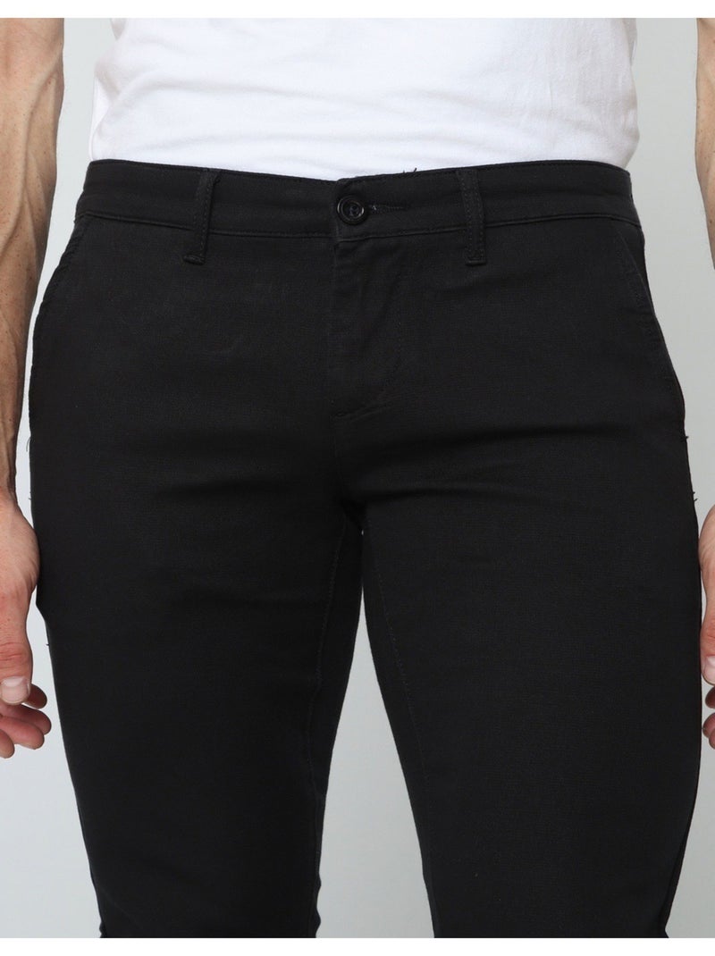 CHINO PANTALÓN Kebello Negro Negro - Kiabi