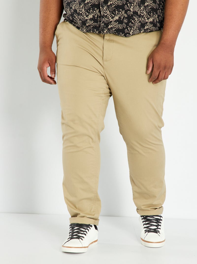 Chino slim - L32 beige de mezclilla - Kiabi