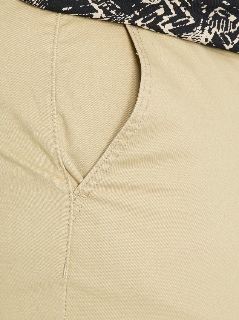 Chino slim - L32 beige de mezclilla - Kiabi