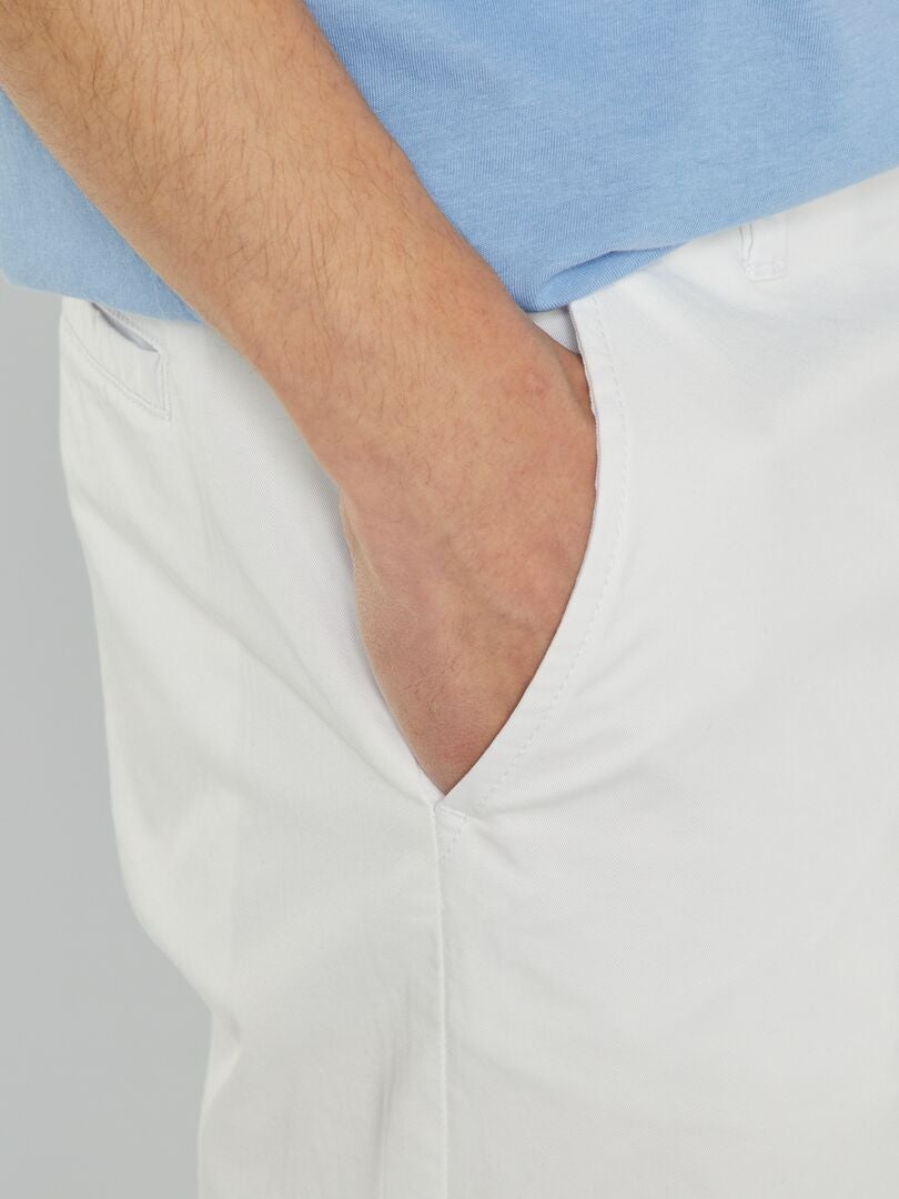 Chino slim  - L32 Blanco - Kiabi