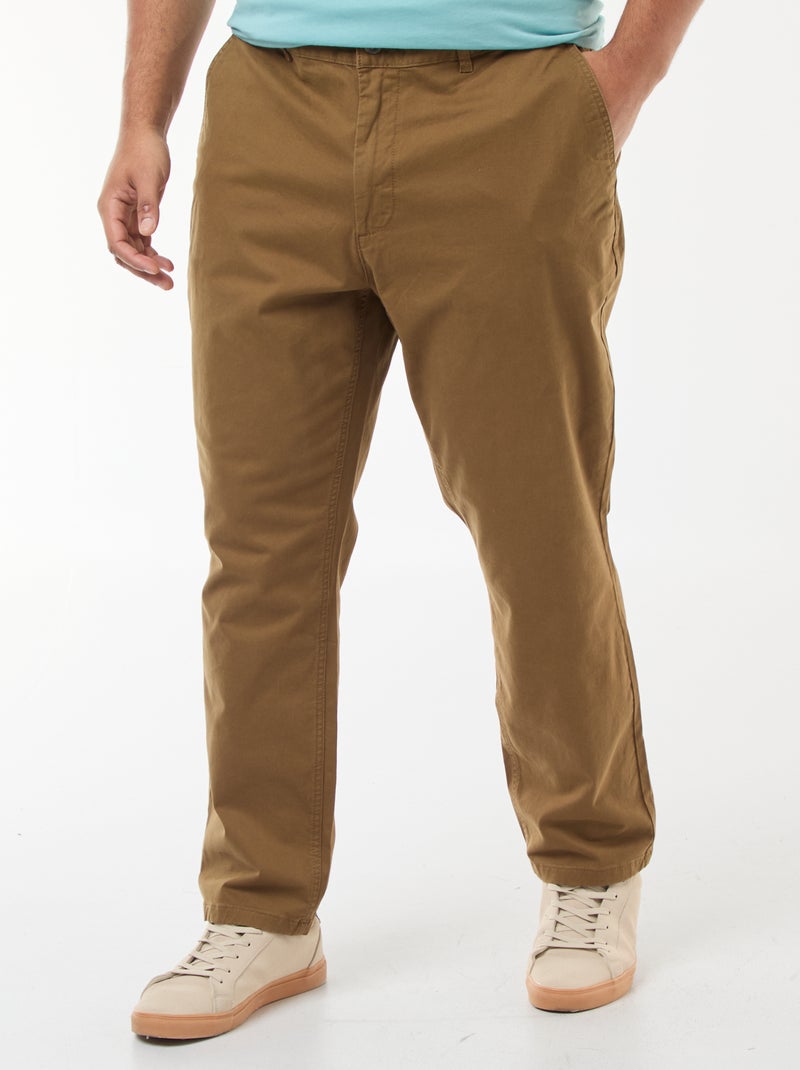 Chino slim - L32 Marron - Kiabi
