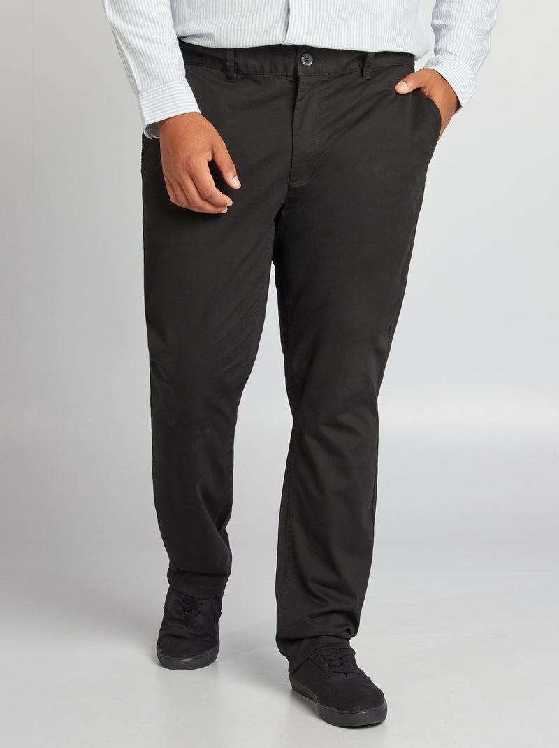 Chino slim - L32 negro - Kiabi