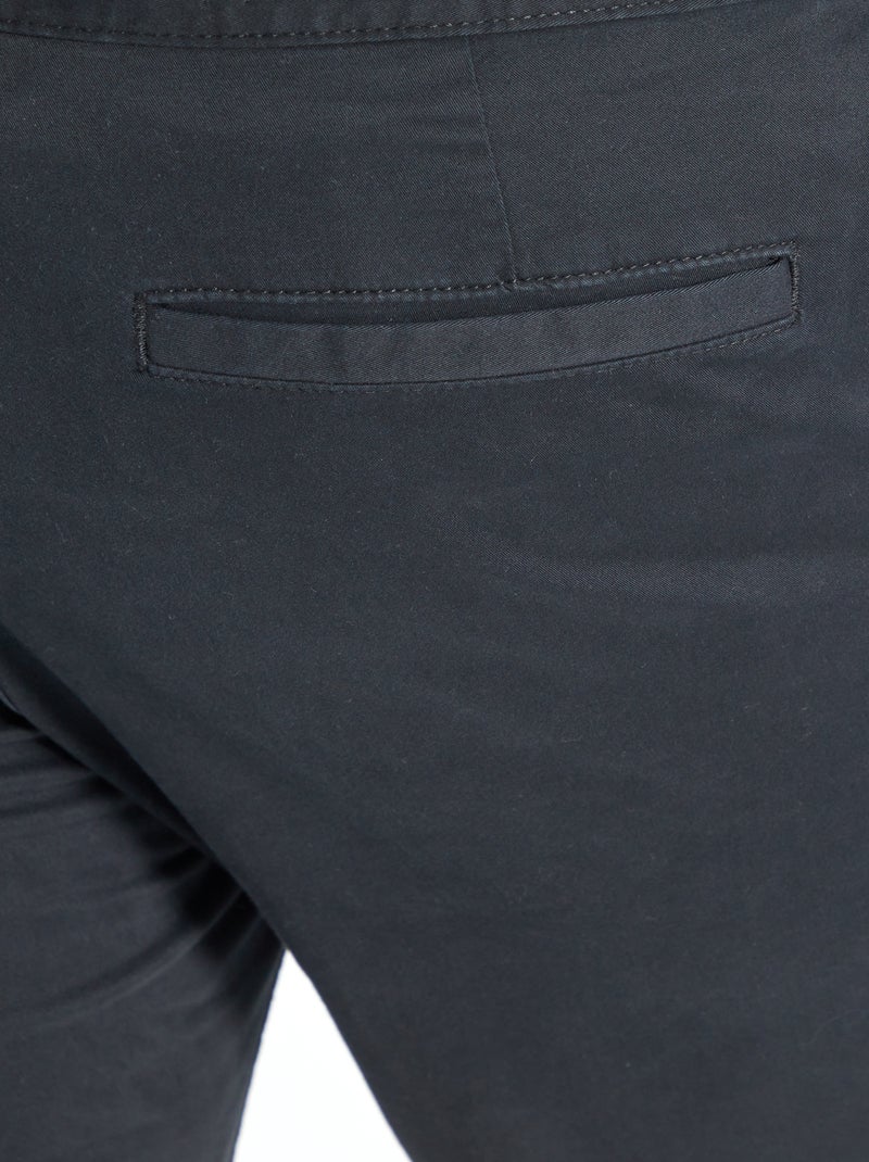 Chino slim - L32 negro - Kiabi