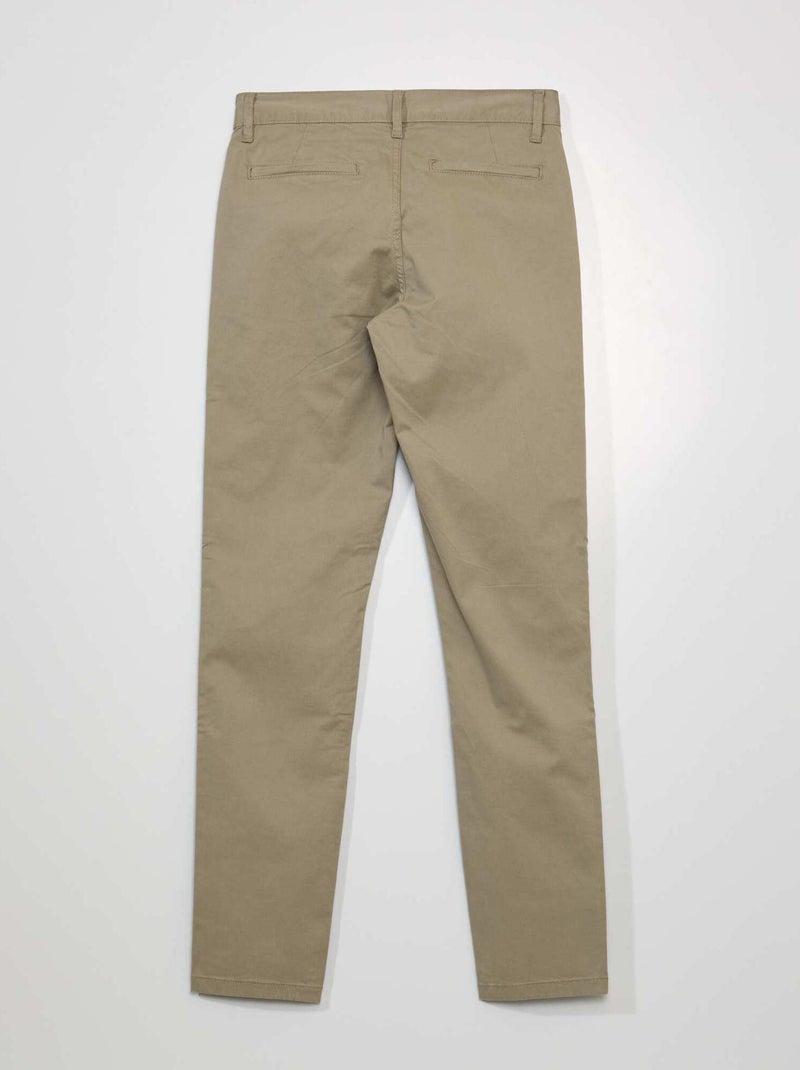 Chino slim  - L34 BEIGE - Kiabi