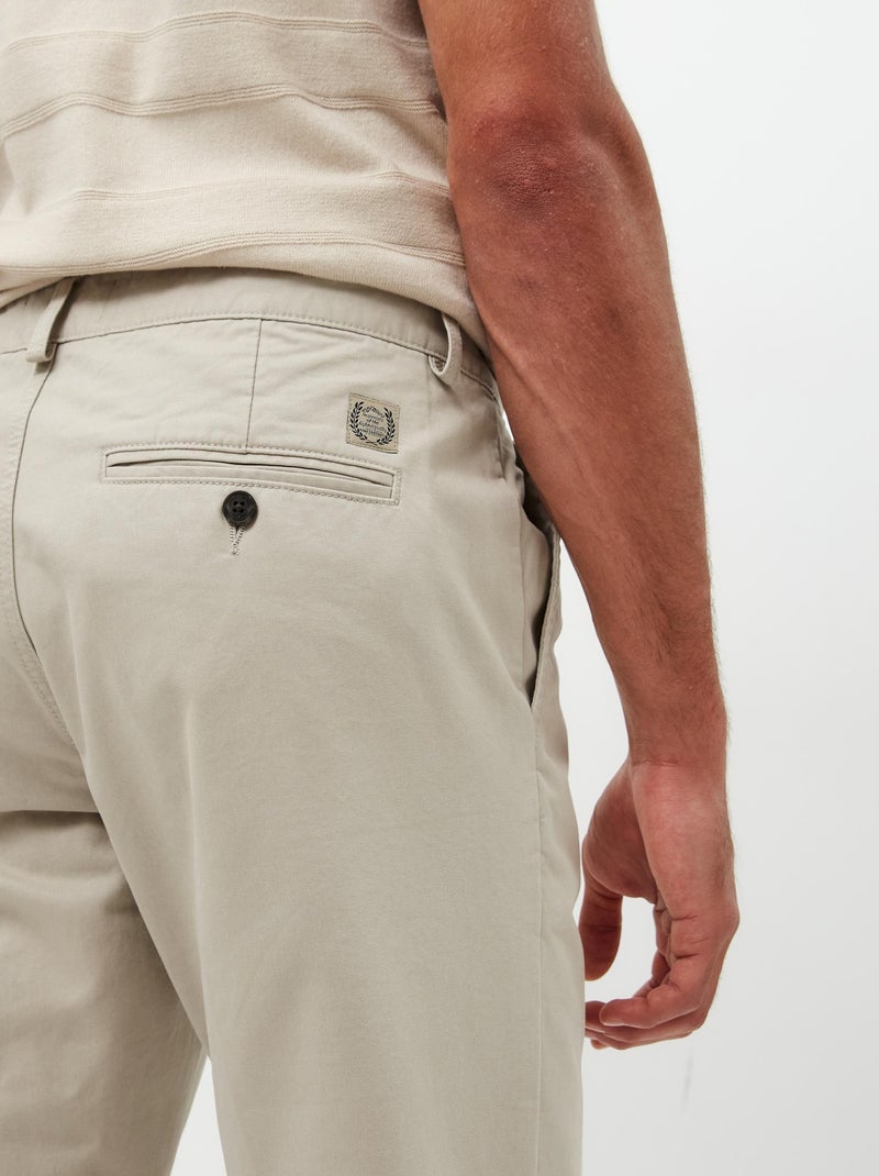 Chinos premium "slim fit", MO Fashion Gris - Kiabi