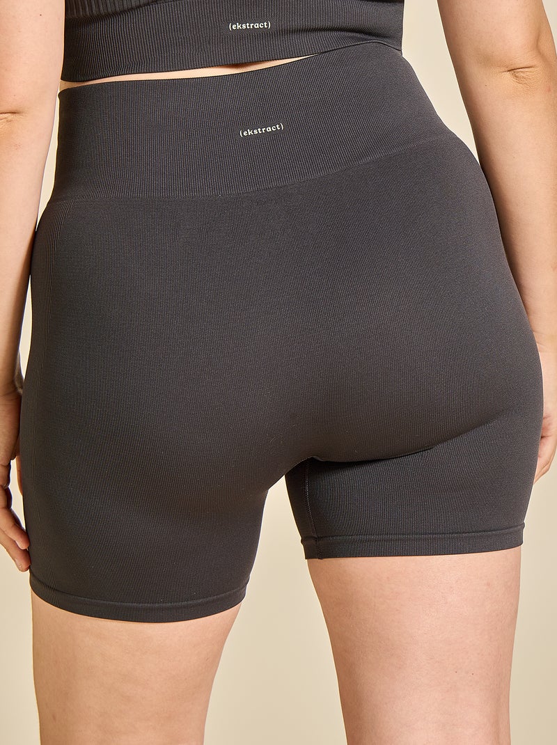 Ciclista deportivo de canalé - (ekstract) Negro - Kiabi