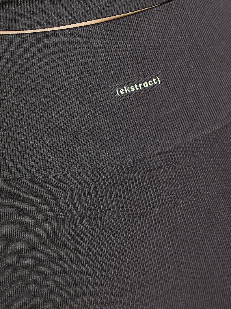 Ciclista deportivo de canalé - (ekstract) Negro - Kiabi