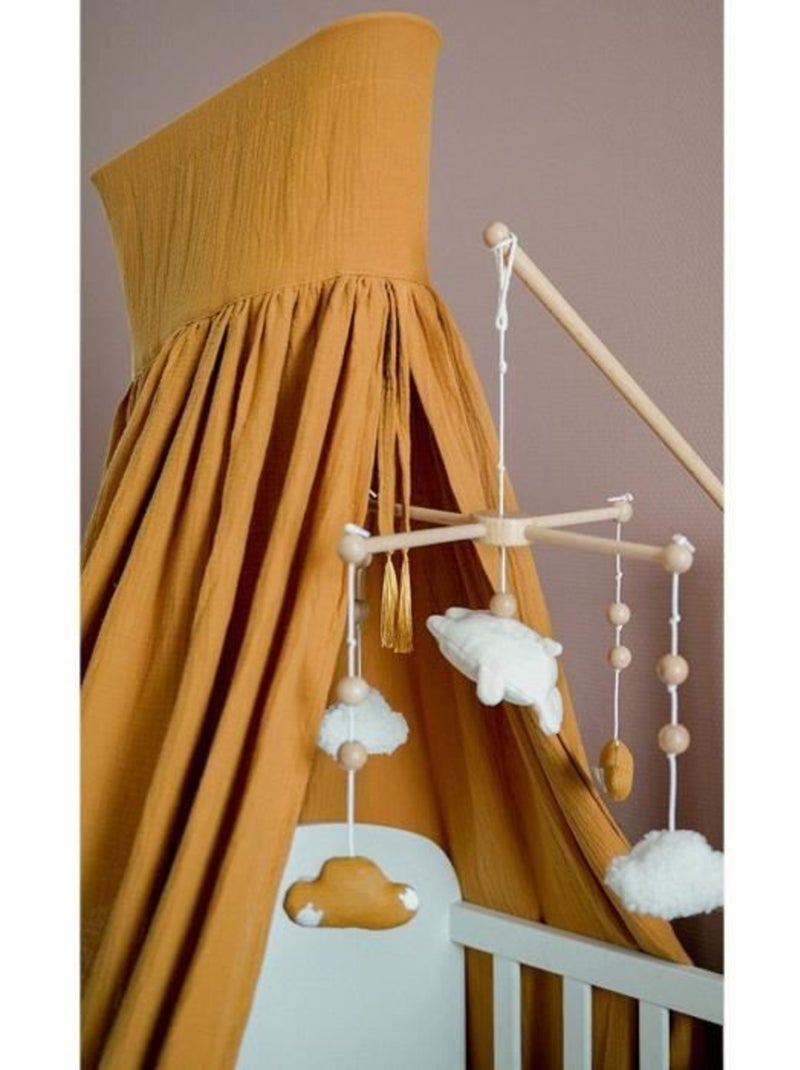 Cielo de cama infantil de doble gasa de algodón Bronce - Kiabi