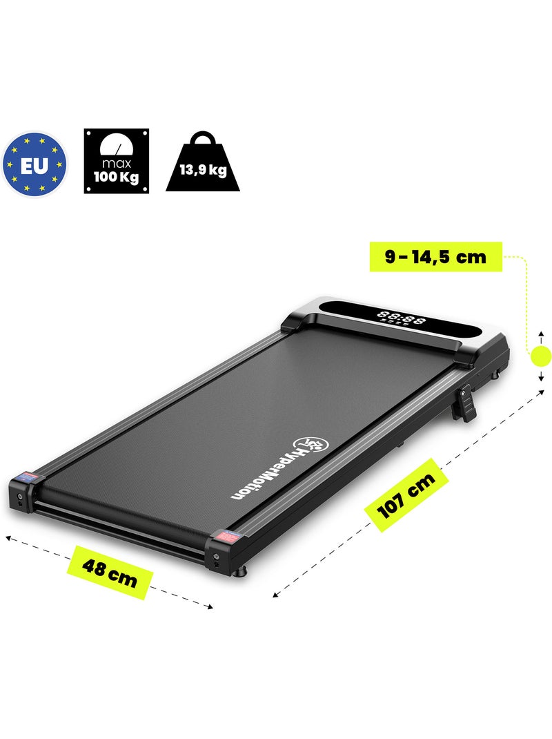 Cinta de andar eléctrica walkpad - para escritorio, compacta y silenciosa para caminar en casa Negro - Kiabi