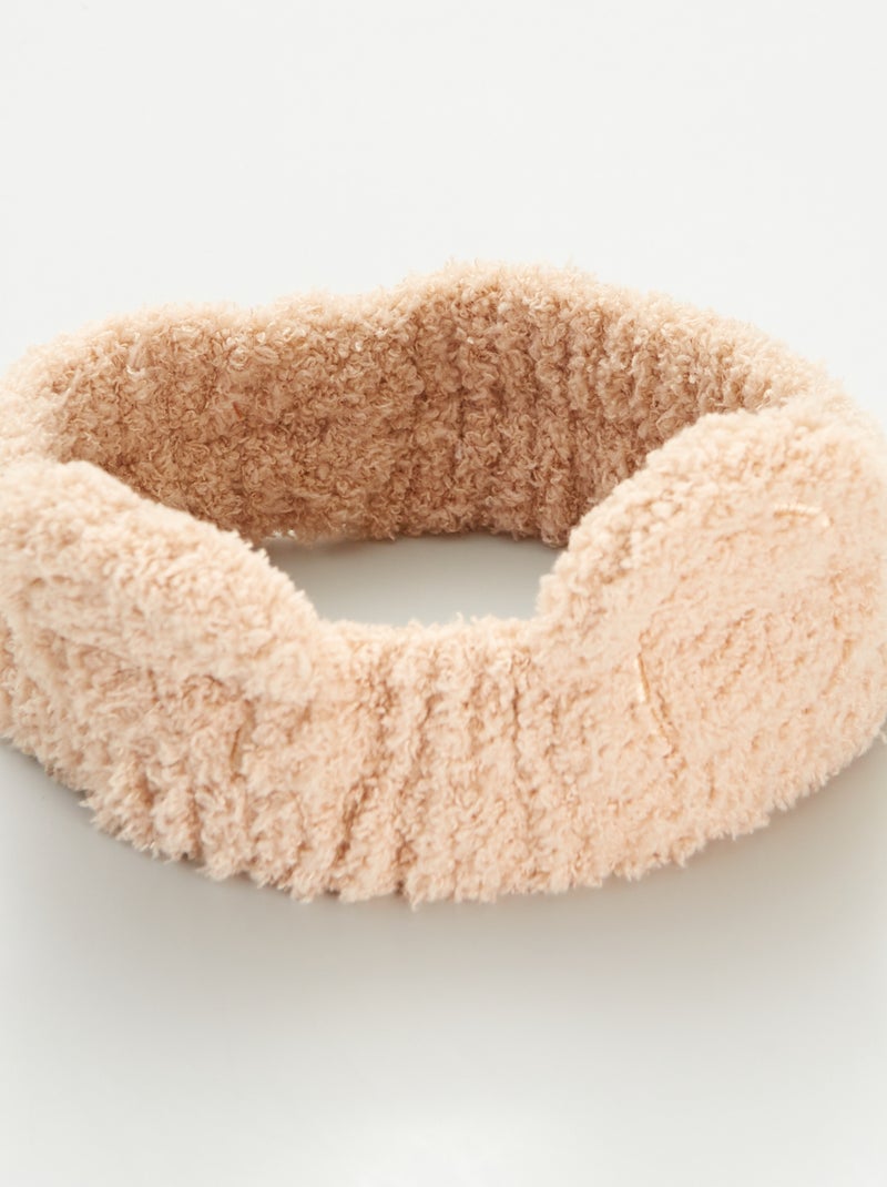 Cinta de borreguito BEIGE - Kiabi
