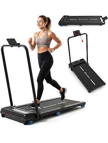 Cinta de correr y andar 2en1 walkpad hypermotion plegable con inclinación y velocidad hasta 10 km/h