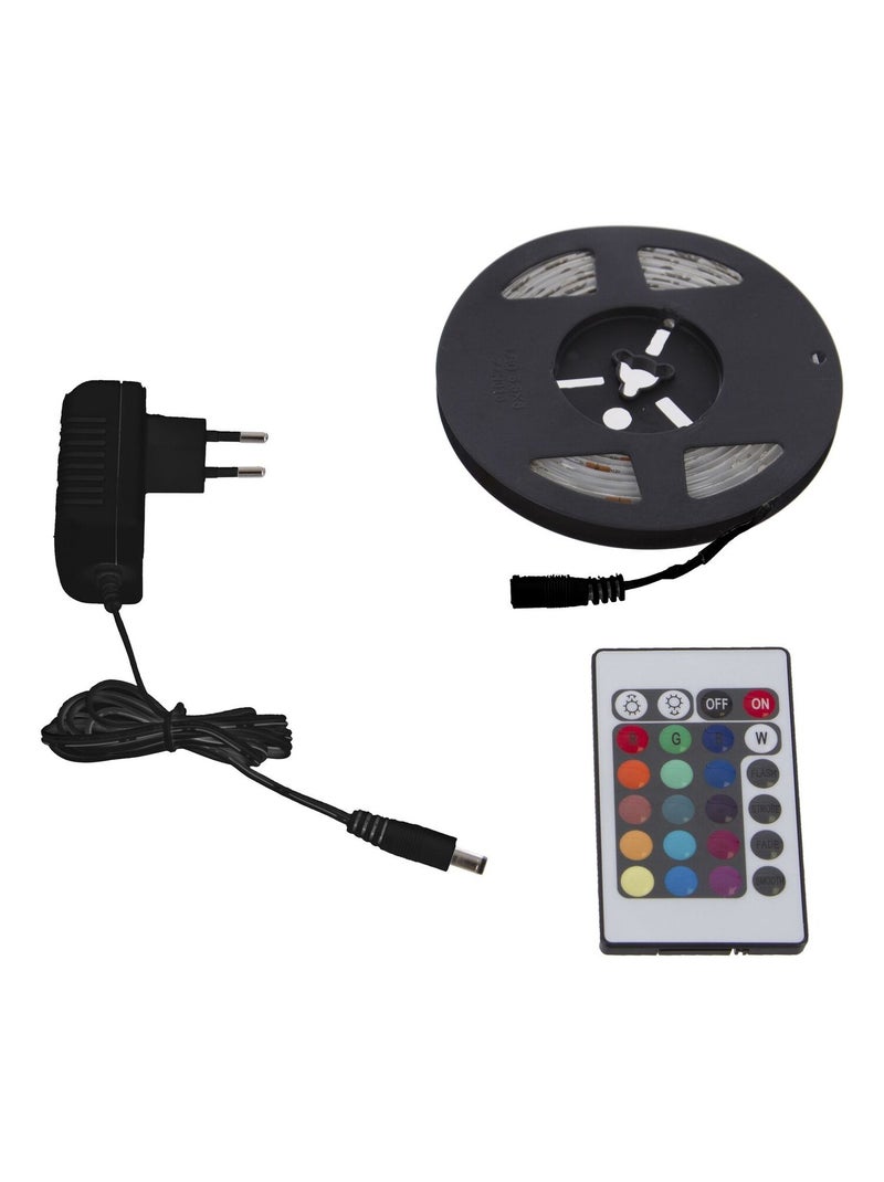 Cinta LED con enchufe de 5 metros Blanco - Kiabi