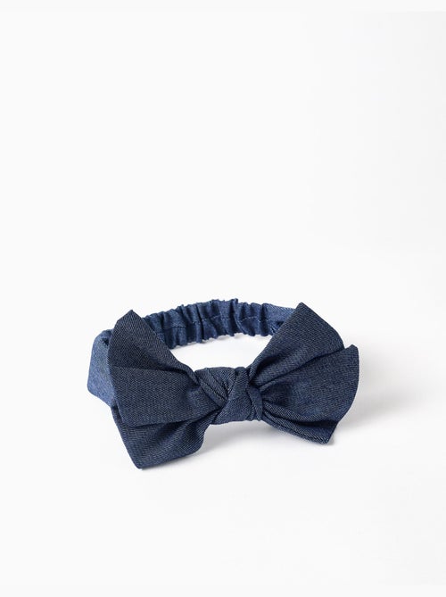 Cinta para el pelo con lazo y elástico - Kiabi