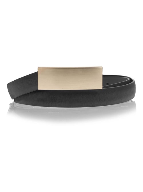 Cinturón cadena con eslabones rectangulares dorados mujer isotoner - Kiabi Cinturón cadena con eslabones rectangulares dorados mujer isotoner - Kiabi