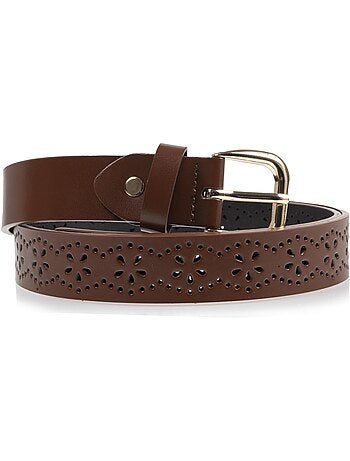 Cinturón calada, de 2,8 cm de ancho mujer isotoner