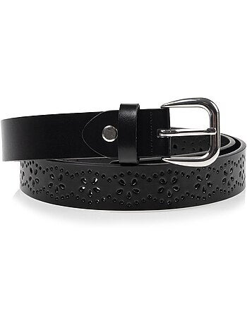 Cinturón calada, de 2,8 cm de ancho mujer isotoner