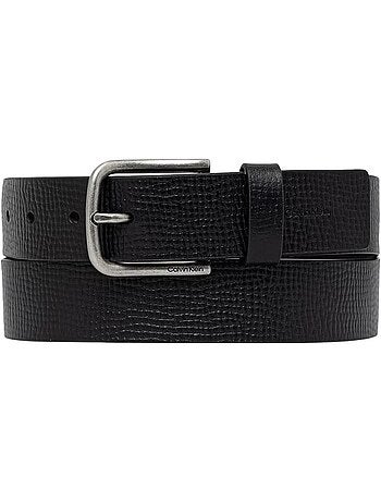 Cinturón calvin klein hombre hebilla redonda 35mm