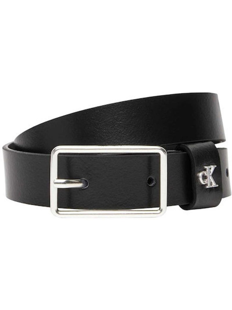 Cinturón Calvin Klein Jeans con Hebilla para Hombre Negro - Kiabi