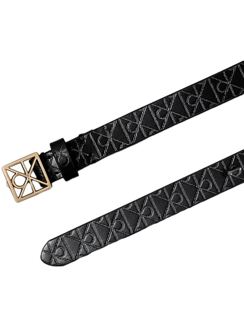 Cinturón Calvin Klein Jeans Emblem para Mujer Negro - Kiabi