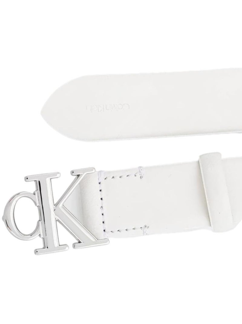 Cinturón Calvin Klein Jeans para Mujer con Hebilla Blanco - Kiabi