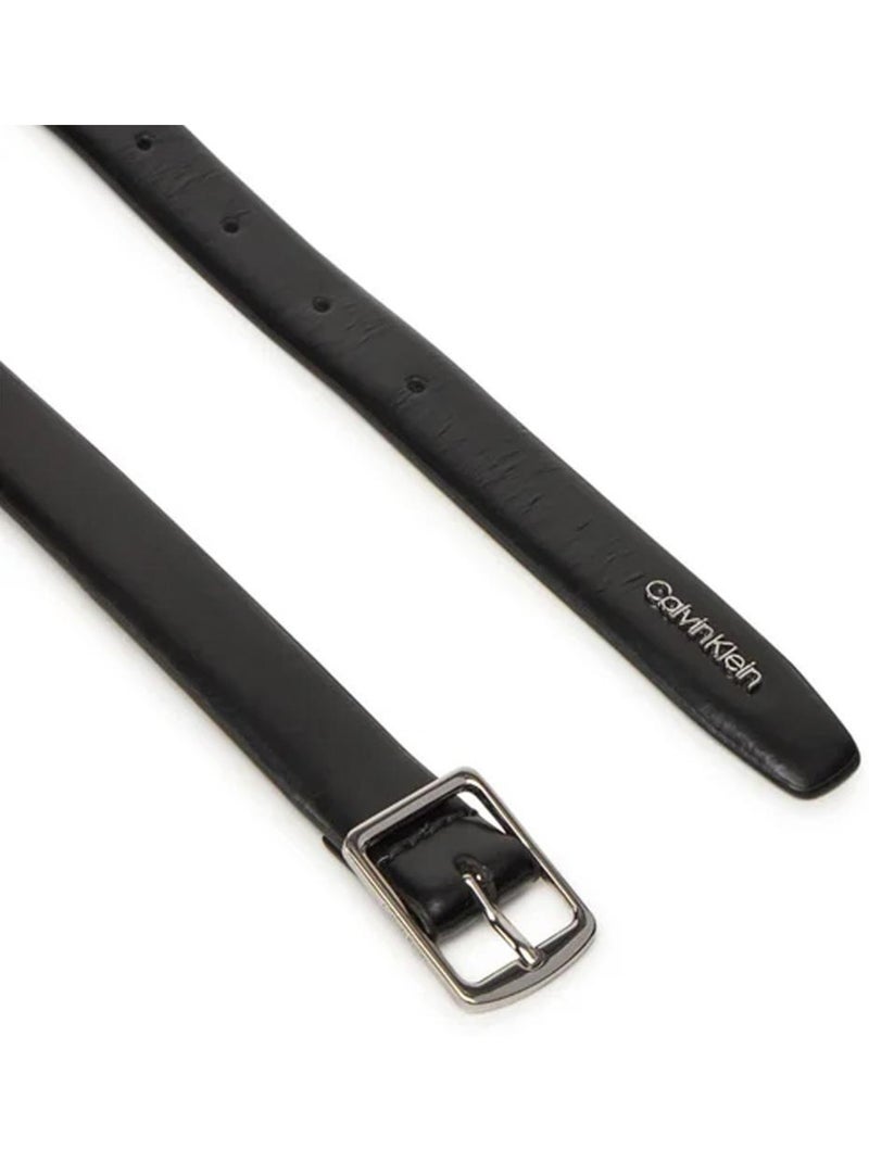 Cinturón Calvin Klein Jeans para Mujer con Hebilla Cuadrada Fina Negro - Kiabi