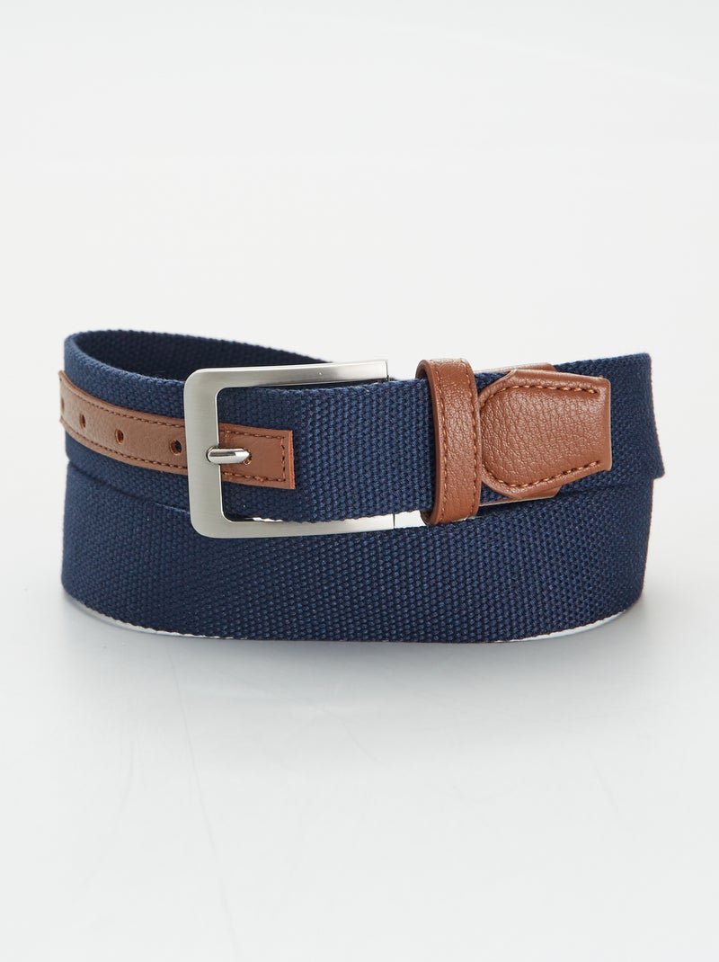 Cinturón con hebilla AZUL - Kiabi