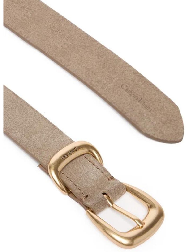 Cinturón de Ante Calvin Klein Jeans para Mujer, 2 Piezas Beige - Kiabi