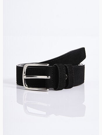 Cinturón de ante con hebilla de metal - AFIBEL