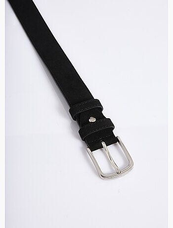 Cinturón de ante con hebilla de metal - AFIBEL