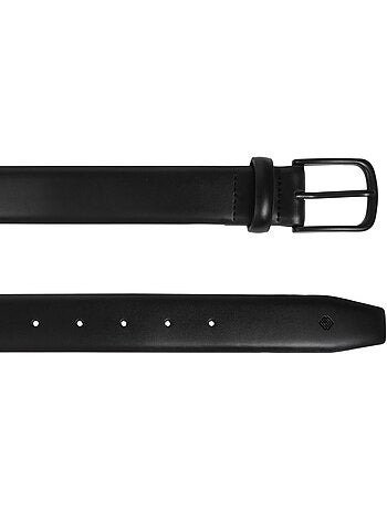 Cinturón de cuero liso y reversible hombre isotoner
