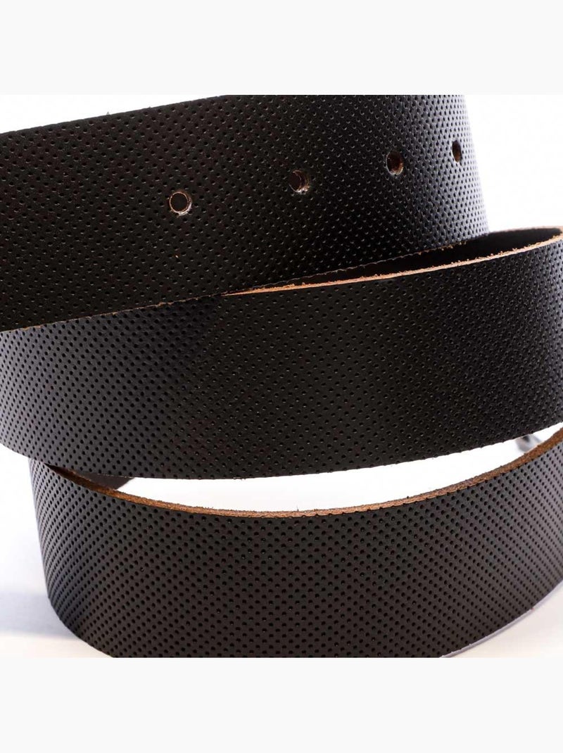Cinturón de Cuero para Hombre Redskins Marrón capuchino - Kiabi