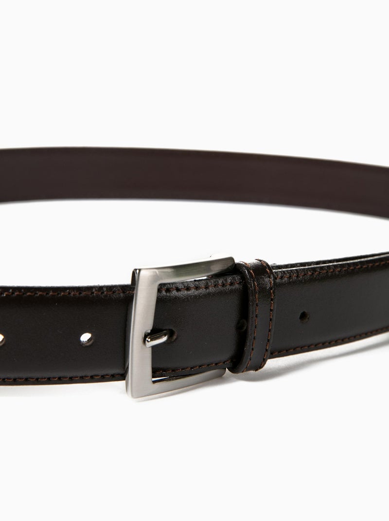 Cinturón de cuero sintético, MO Fashion Marrón - Kiabi