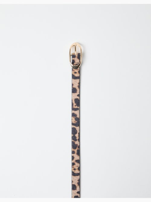 Cinturón de estampado animal, mo fashion - Kiabi