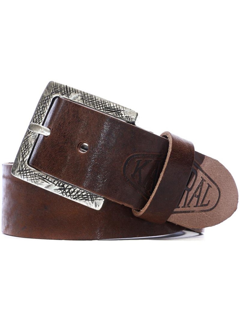 Cinturón de Hombre Kaporal Marrón capuchino - Kiabi