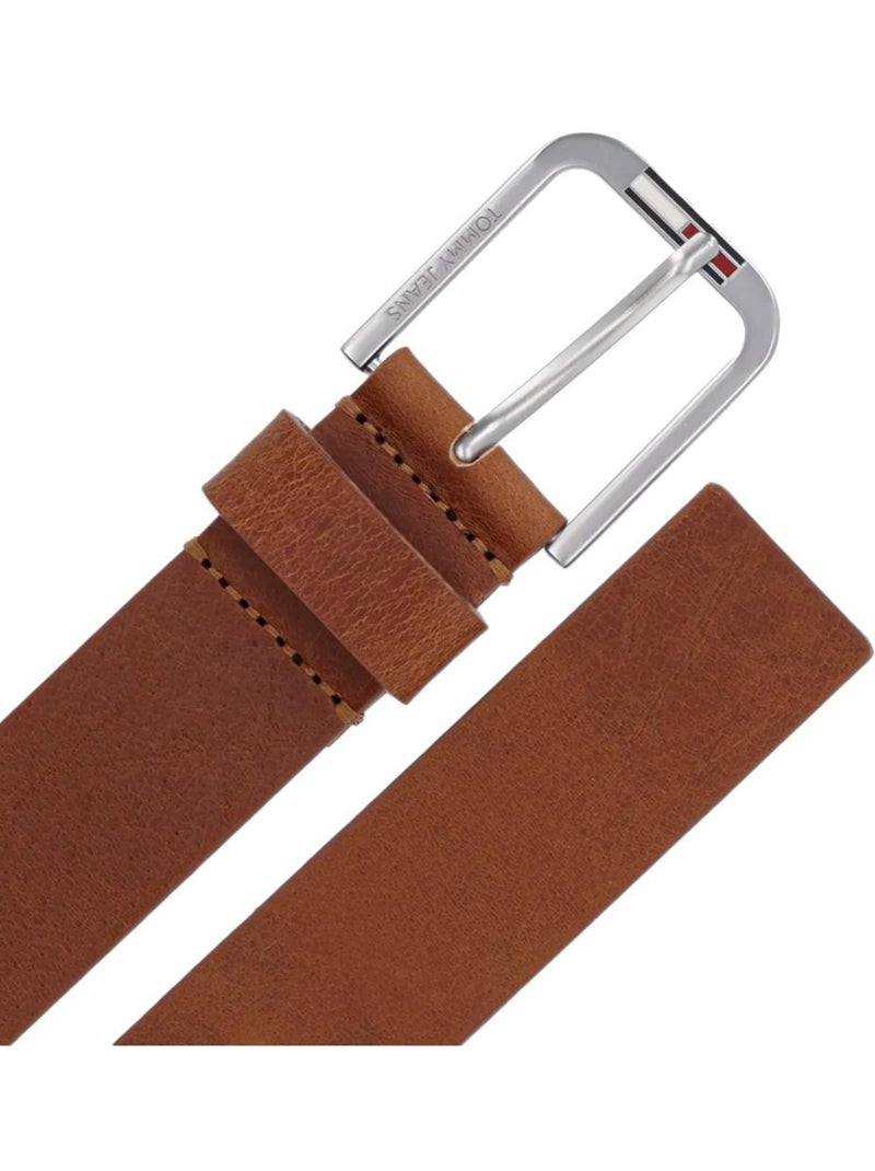 Cinturón de Hombre Tommy Hilfiger Marrón capuchino - Kiabi