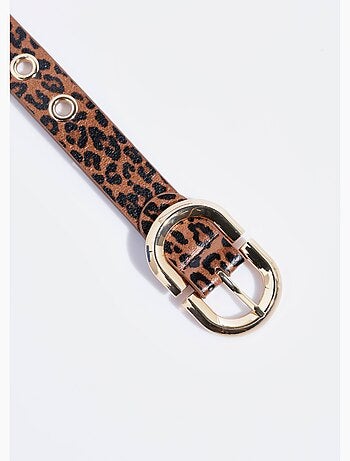 Cinturón de leopardo multiposición - AFIBEL