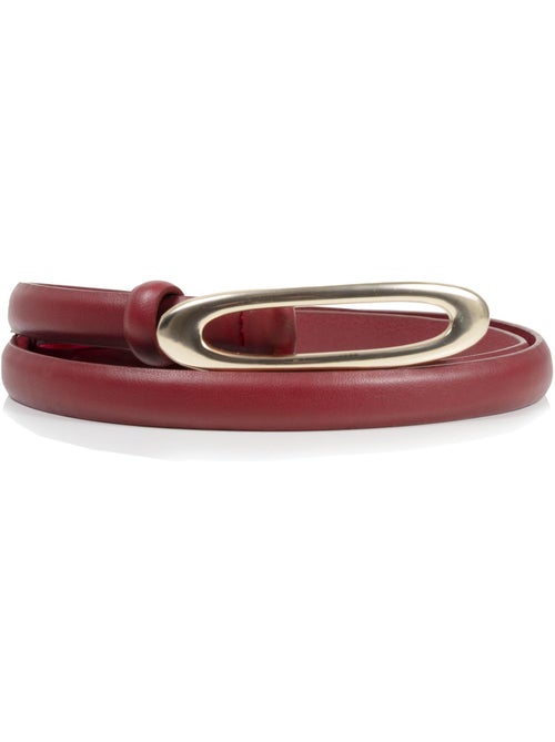 Cinturón de material sintético con placa redondeada mujer isotoner - Kiabi Cinturón de material sintético con placa redondeada mujer isotoner - Kiabi