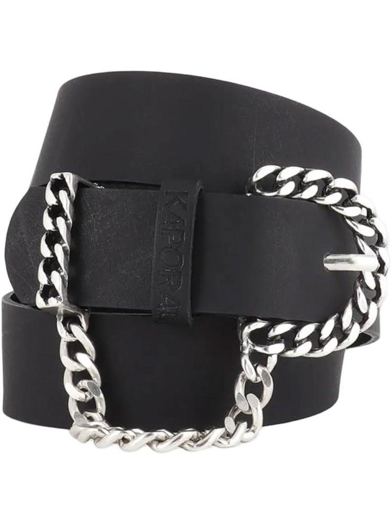 Cinturón de mujer kaporal Negro - Kiabi