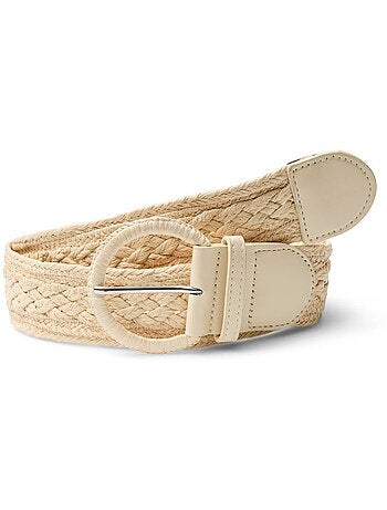 Cinturón de Paja Crudo para Mujer Vero Moda