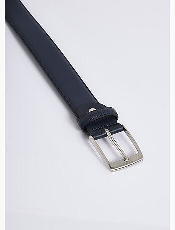 Cinturón de piel sintética, hebilla de metal. - AFIBEL
