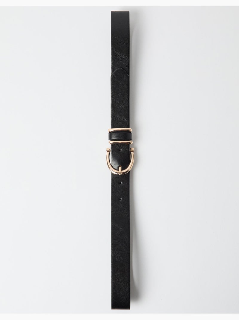 Cinturón delgado, mo fashion Negro - Kiabi