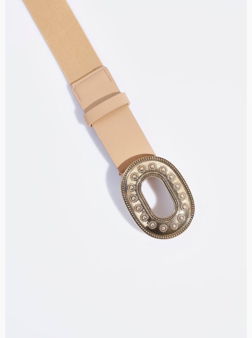 Cinturón elástico ancho con hebilla metálica. - AFIBEL - Kiabi