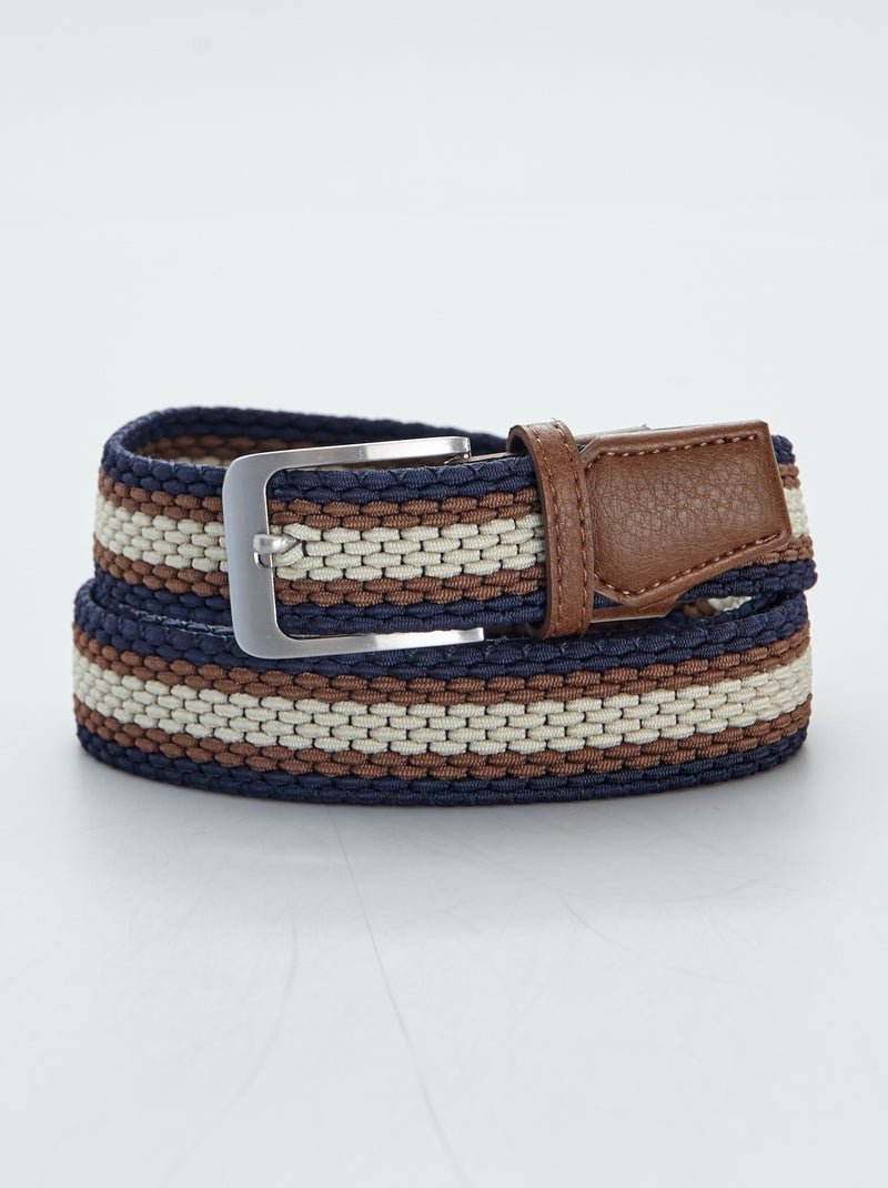 Cinturón elástico AZUL - Kiabi