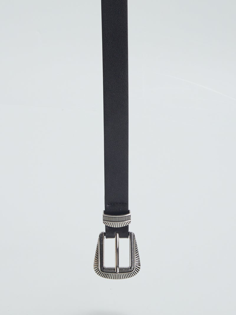 Cinturón estilo western NEGRO - Kiabi