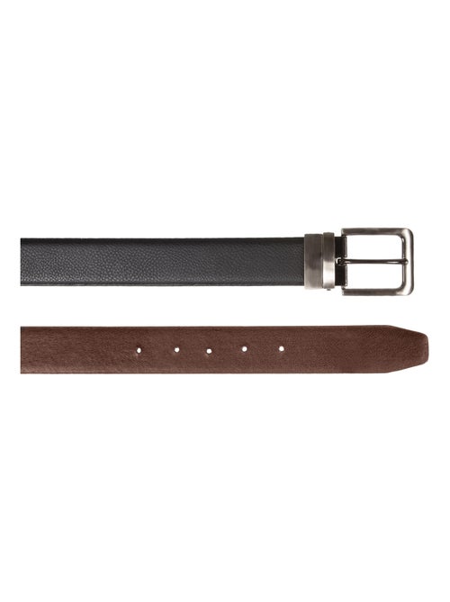 Cinturón granulado reversible hombre Isotoner - Kiabi