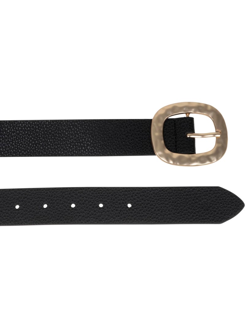 Cinturón hebra martillada mujer isotoner Negro - Kiabi