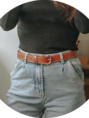 Cinturón joyas lisas mujer Isotoner