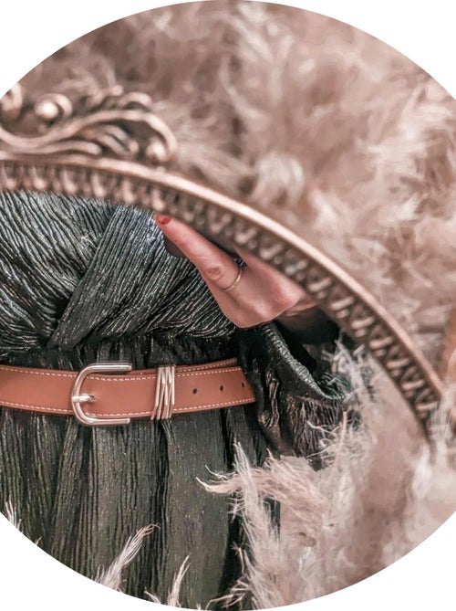 Cinturón joyas lisas mujer Isotoner - Kiabi